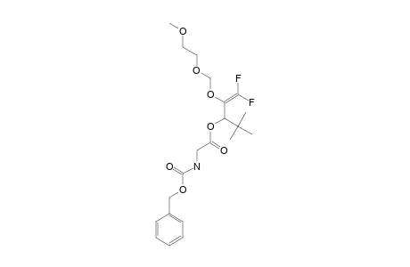3-[(N-TERT.-BUTYLOXYCARBONYL)-GLYCINOL]-1,1-DIFLUORO-4,4-DIMETHYL-2-[(METHOXYETHOXY)-METHOXY]-PENT-1-ENE