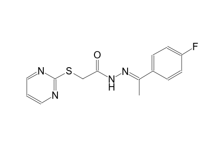 N'-[(E)-1-(4-fluorophenyl)ethylidene]-2-(2-pyrimidinylsulfanyl)acetohydrazide
