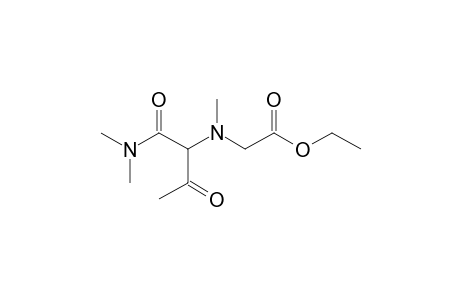 2-[[1-(dimethylamino)-1,3-dioxobutan-2-yl]-methylamino]acetic acid ethyl ester