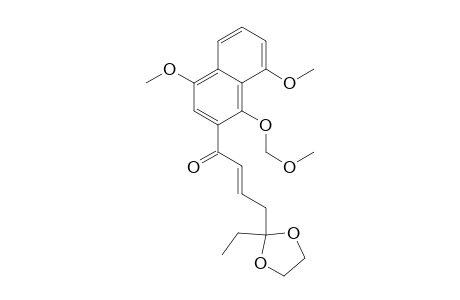 2-Buten-1-one, 1-[4,8-dimethoxy-1-(methoxymethoxy)-2-naphthalenyl]-4-(2-ethyl-1,3-dioxolan-2-yl)-