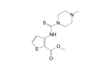 2-thiophenecarboxylic acid, 3-[[(4-methyl-1-piperazinyl)carbonothioyl]amino]-, methyl ester
