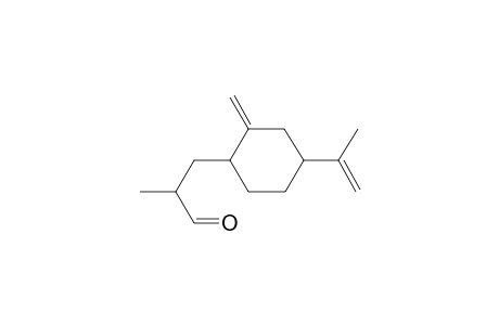 2-Methyl-3-(2'-methylene-4'-(prop-1-en-2-yl)cyclohexyl)propanal
