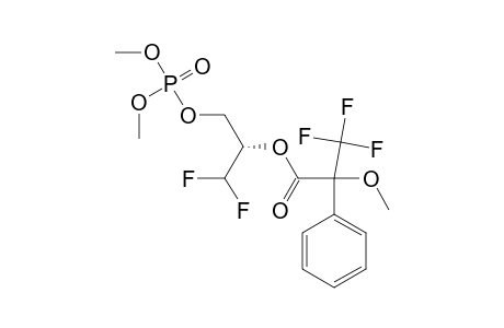 (2R)-3,3-DIFLUORO-2-O-[(S)-ALPHA-METHOXY-ALPHA-(TRIFLUOROMETHYL)-PHENYLACETYL]-1-PHOSPHOPROPANE-DIMETHYLESTER