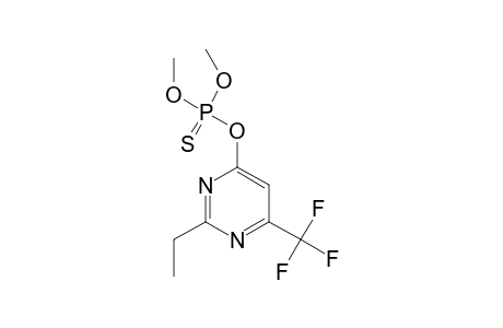 Phosphorothioic acid, O-[2-ethyl-6-(trifluoromethyl)-4-pyrimidinyl] O,O-dimethyl ester