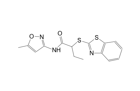 2-(1,3-benzothiazol-2-ylsulfanyl)-N-(5-methyl-3-isoxazolyl)butanamide