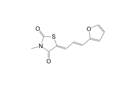 (5Z)-5-[(2E)-3-(2-furyl)-2-propenylidene]-3-methyl-1,3-thiazolidine-2,4-dione