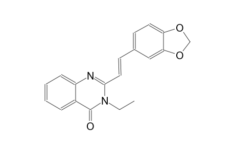 2-[(E)-2-(1,3-benzodioxol-5-yl)ethenyl]-3-ethyl-4(3H)-quinazolinone