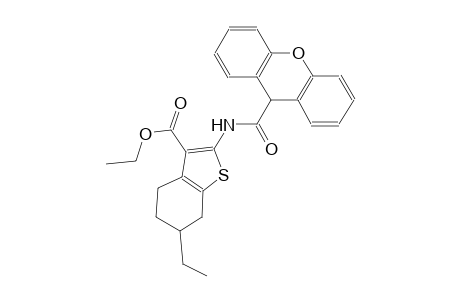 ethyl 6-ethyl-2-[(9H-xanthen-9-ylcarbonyl)amino]-4,5,6,7-tetrahydro-1-benzothiophene-3-carboxylate
