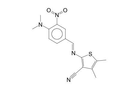 2-[(E)-[4-(dimethylamino)-3-nitro-benzylidene]amino]-4,5-dimethyl-thiophene-3-carbonitrile