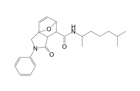 (3aS,6R)-N-(6-methylheptan-2-yl)-1-oxo-2-phenyl-1,2,3,6,7,7a-hexahydro-3a,6-epoxyisoindole-7-carboxamide