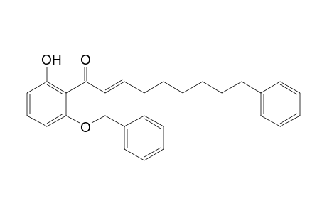 (E)-1-(2-benzoxy-6-hydroxy-phenyl)-9-phenyl-non-2-en-1-one