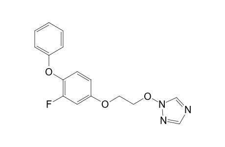 1H-1,2,4-Triazole, 1-[2-(3-fluoro-4-phenoxyphenoxy)ethoxy]-