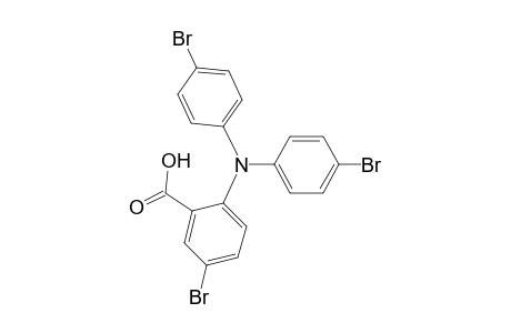 2-[bis(4-bromophenyl)amino]-5-bromobenzoic acid