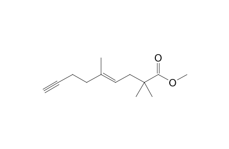 Methyl 2,2,5-trimethylnon-3-en-8-ynoate