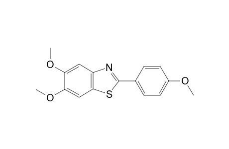 2-(4'-Methoxyphenyl)-5,6-dimethoxy-1,3-benzothiazole