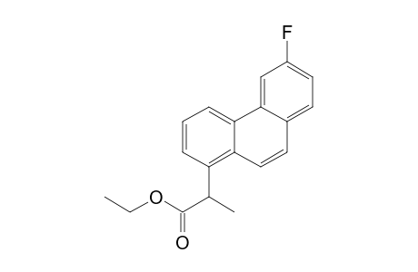 2-(6-fluoro-1-phenanthrenyl)propanoic acid ethyl ester