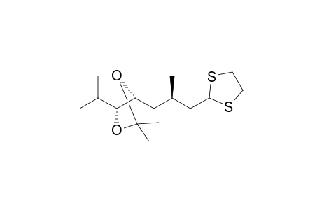 (3R,5R,6R)-3,7-Dimethyl-5,6-acetonideoctananethanedithioketal