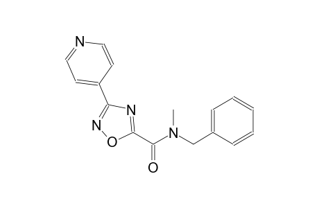 1,2,4-oxadiazole-5-carboxamide, N-methyl-N-(phenylmethyl)-3-(4-pyridinyl)-