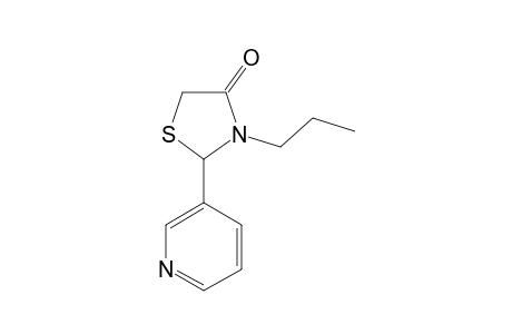 3-propyl-2-(3-pyridyl)-4-thiazolidinone