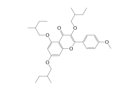 3,5,7-tri(2-Methylbutyl)oxy-4'-methoxyflavone