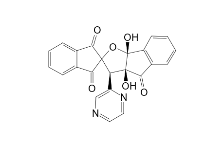 3a',8b'-Dihydroxy-3'-(2-pyrazinyl)-3a',8b'-dihydrospiro[indane-2,2'(3'H),4'H-indeno[1,2-b]furan]-1,3,4'-trione