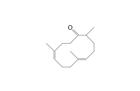 4,8,12-Trimethyl-cyclododeca-cis-4,trans-8-dien-1-one