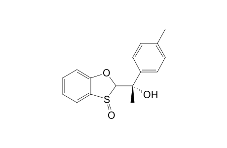(2S)-2-[(1S)-1'-(p-Methylphenyl)-1'-hydroxyethyl]-1,3-benzoxathiol-3(2H)-oxide