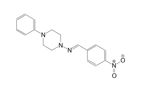 N-[(E)-(4-nitrophenyl)methylidene]-4-phenyl-1-piperazinamine
