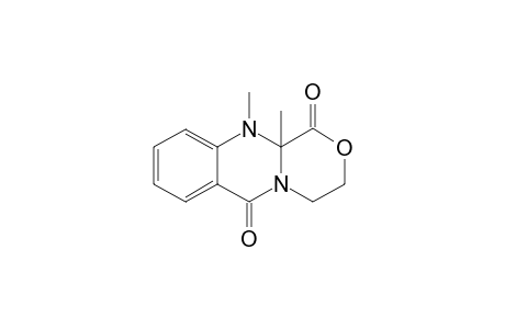 11,11a-dimethyl-3,4-dihydro-[1,4]oxazino[3,4-b]quinazoline-1,6-quinone