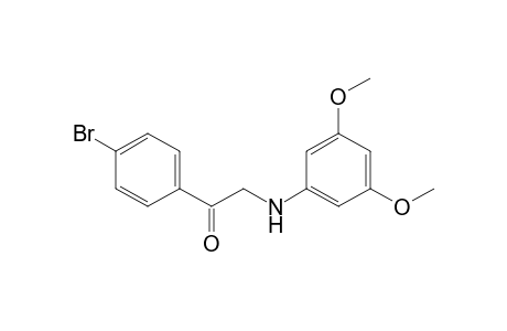 Ethanone, 1-(4-bromophenyl)-2-[(3,5-dimethoxyphenyl)amino]-