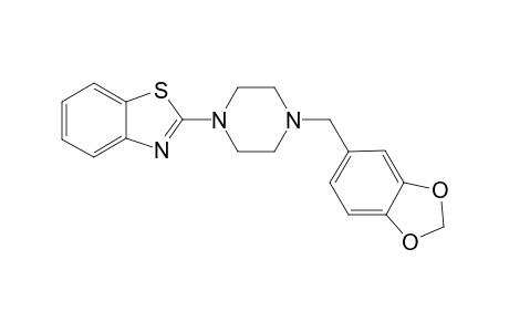 2-[1-(4-Piperonyl)piperazinyl)]benzothiazole
