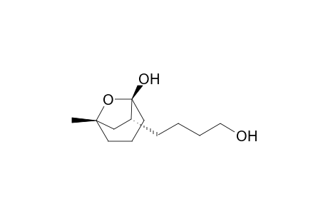 (1R*,5S*,7R*/S*)-7-(4-Hydroxybutyl)-5-methyl-8-oxabicyclo[3.2.1]octan-1-ol