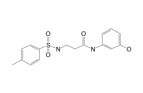 N-(3-Hydroxyphenyl)-3-(toluene-4-sulfonylamino) propionamide