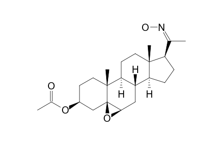 3-BETA-ACETOXY-5-BETA,6-BETA-EPOXY-20-HYDROXYIMINO-PREGNAN-20-ONE