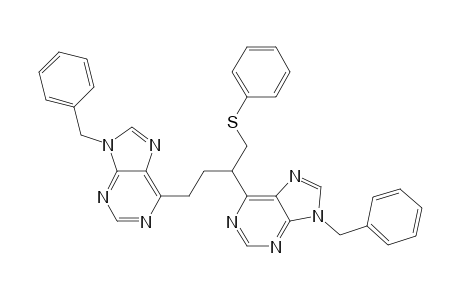 2,4-bis( 9'-Benzyl-6'-purinyl)-1-phenylthiobutane