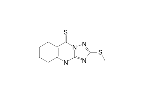 2-METHYLTHIO-6,7,8,9-TETRAHYDRO-1,2,4-TRIAZOLO-[5,1-B]-QUINAZOLIN-5(10H)-THIONE