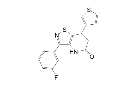 isothiazolo[4,5-b]pyridin-5(4H)-one, 3-(3-fluorophenyl)-6,7-dihydro-7-(3-thienyl)-