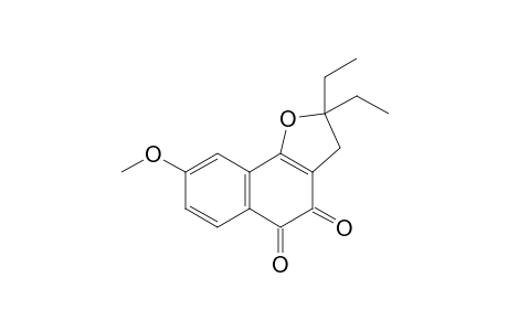2,2-Diethyl-8-methoxy-2,3-dihydronaphtho[1,2-b]furan-4,5-dione