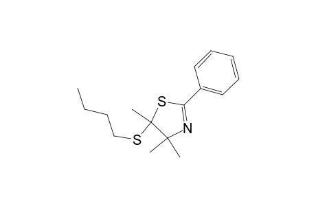 Thiazole, 5-(butylthio)-4,5-dihydro-4,4,5-trimethyl-2-phenyl-