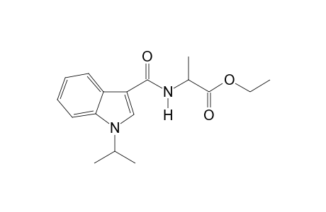 Ethyl 2-(([1-(propan-2-yl)-1H-indol-3-yl]carbonyl)amino)propanoate