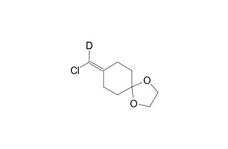 [Chloro(deuterio)methylene]-4,4-ethylenedioxycyclohexane