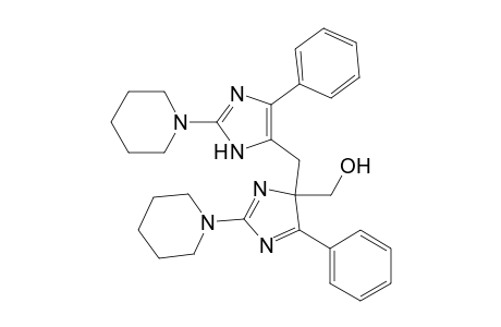 [5-phenyl-4-[(4-phenyl-2-piperidin-1-yl-1H-imidazol-5-yl)methyl]-2-piperidin-1-yl-imidazol-4-yl]methanol