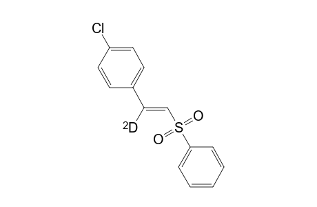 E-2-Deuterio-2-(4'-chlorophenyl-1-(phenylsulfonyl)ethene
