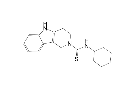 N-cyclohexyl-1,3,4,5-tetrahydro-2H-pyrido[4,3-b]indole-2-carbothioamide