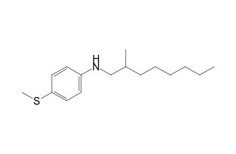 4-Methylthio-N-(2-methyloctyl)aniline
