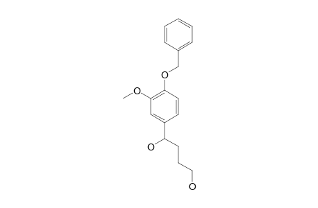 1-(4-BENZYLOXY-3-METHOXYPHENYL)-BUTAN-1,4-DIOL