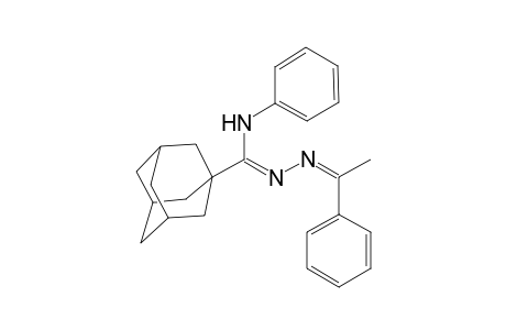 N3-Phenyl-N1-(1-phenylethylidene)-1-adamantanecarboxamide hydrazone