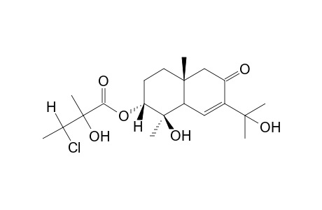 3'-Chloro-2'-hydroxy-Deacetoxy-Arguticinin