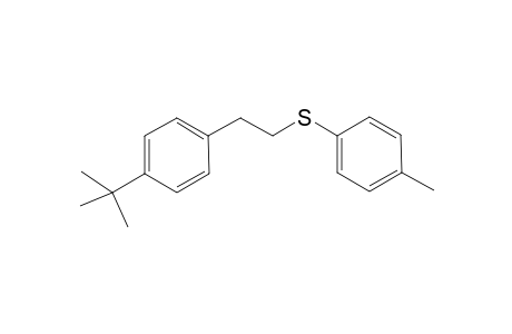 1-Tert-Butyl-4-{2-[(4-methylphenyl)thio]ethyl}benzene