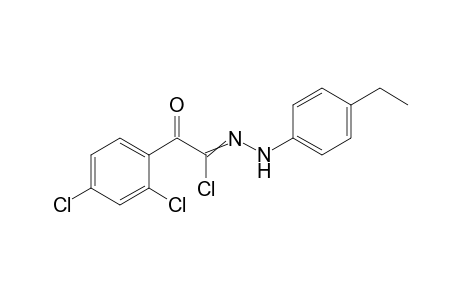 Benzeneethanehydrazonoyl chloride, 2,4-dichloro-N-(4-ethylphenyl)-alpha-oxo-